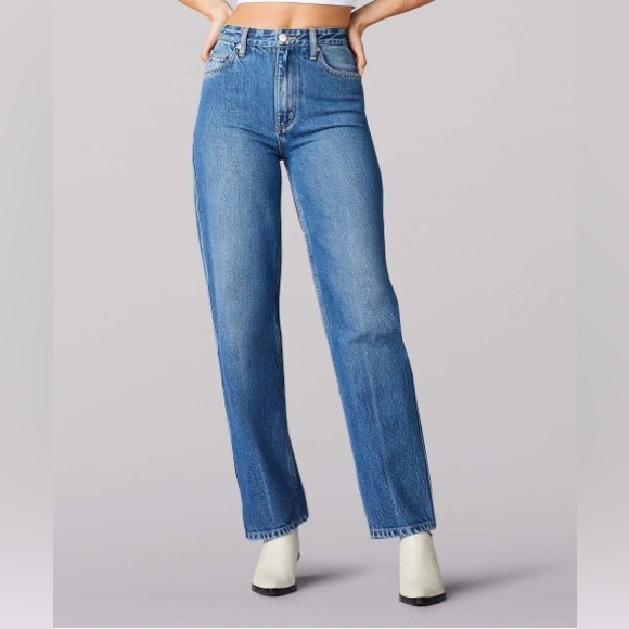 🐭 Peeping Mickey Mouse Lee Vintage Modern High-Rise Relaxed Stovepipe Jeans. - Picture 7 of 12